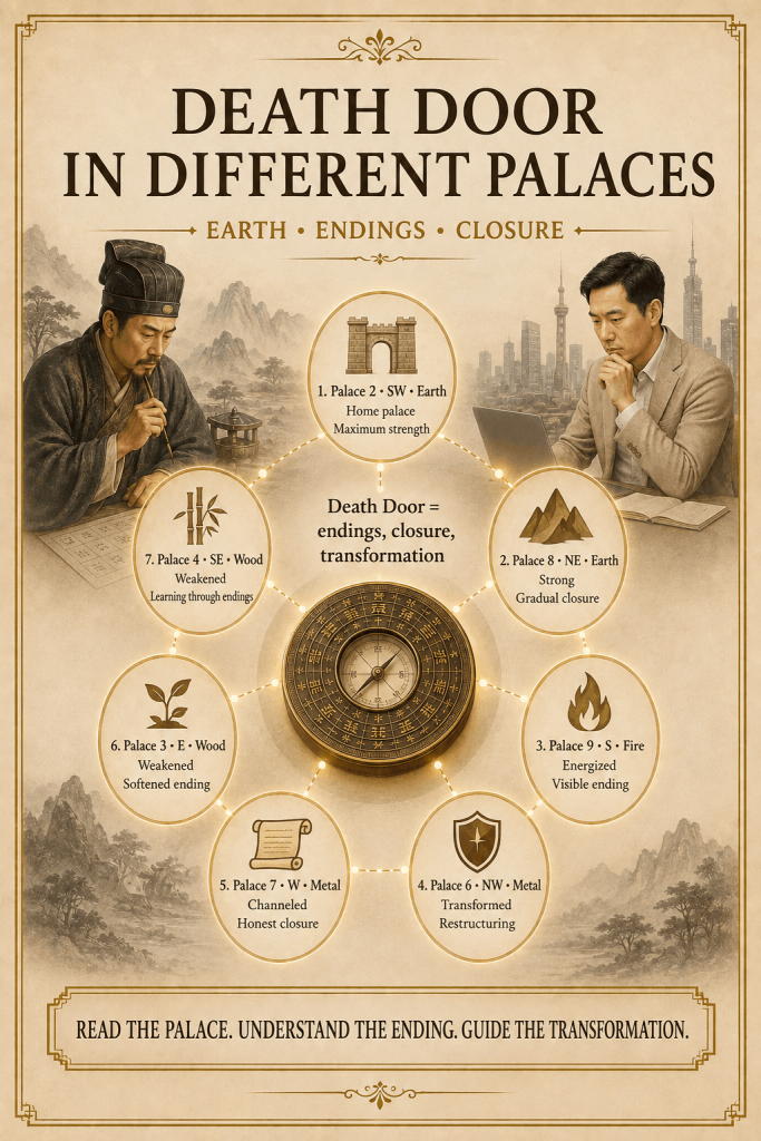Qi Men Dun Jia the Doors (Eight Doors) Explained - illustration