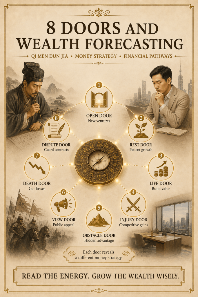 Qi Men Dun Jia the Doors (Eight Doors) Explained - illustration