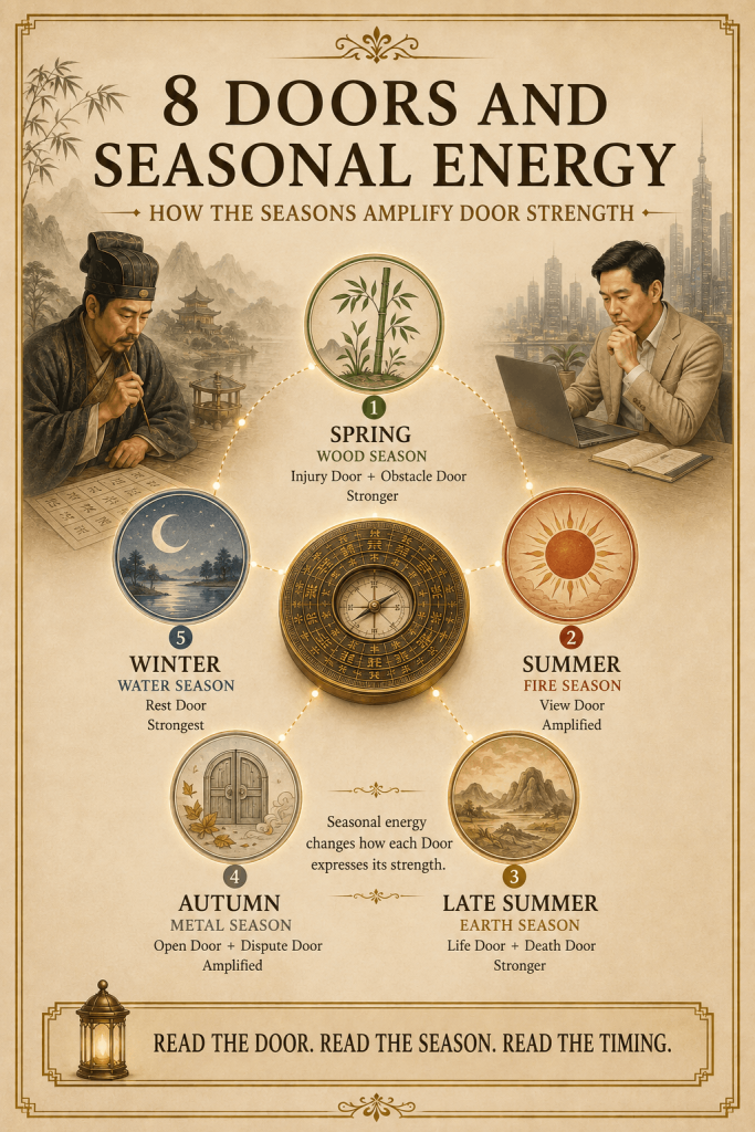 Qi Men Dun Jia the Doors (Eight Doors) Explained - illustration