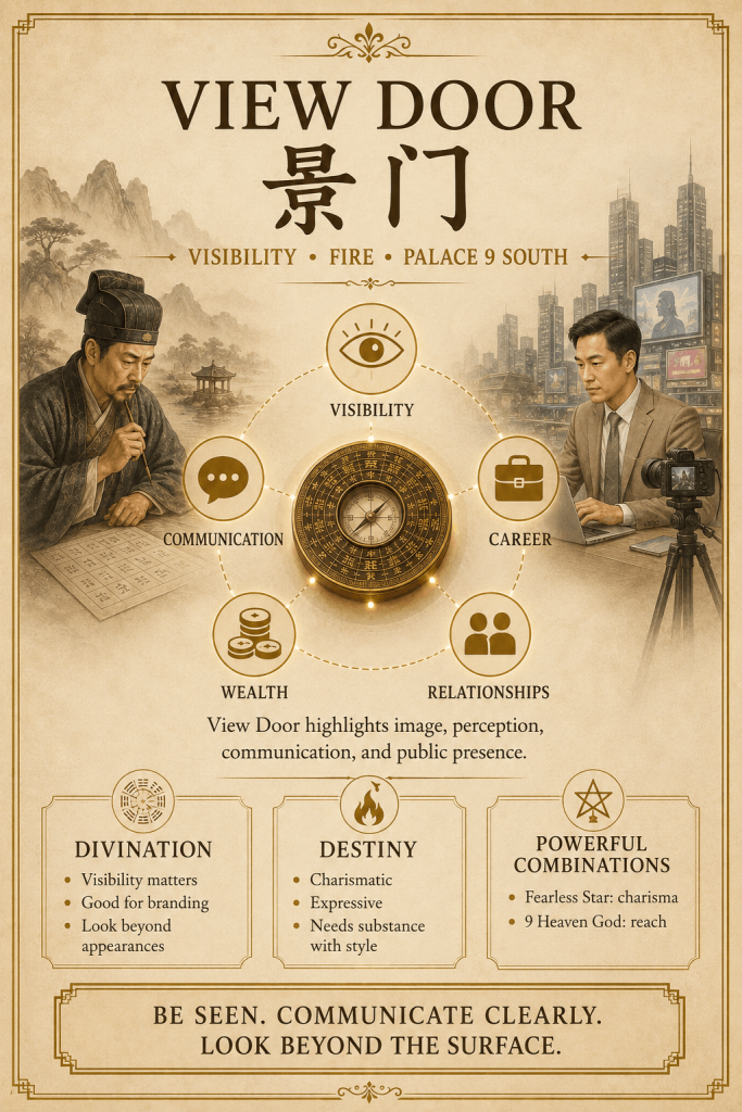 Qi Men Dun Jia the Doors (Eight Doors) Explained - illustration