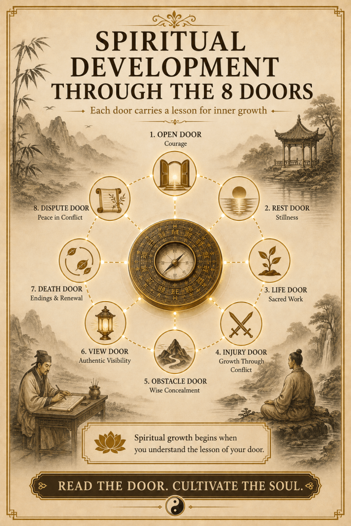 Qi Men Dun Jia the Doors (Eight Doors) Explained - illustration