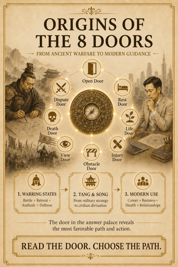 Qi Men Dun Jia the Doors (Eight Doors) Explained - illustration