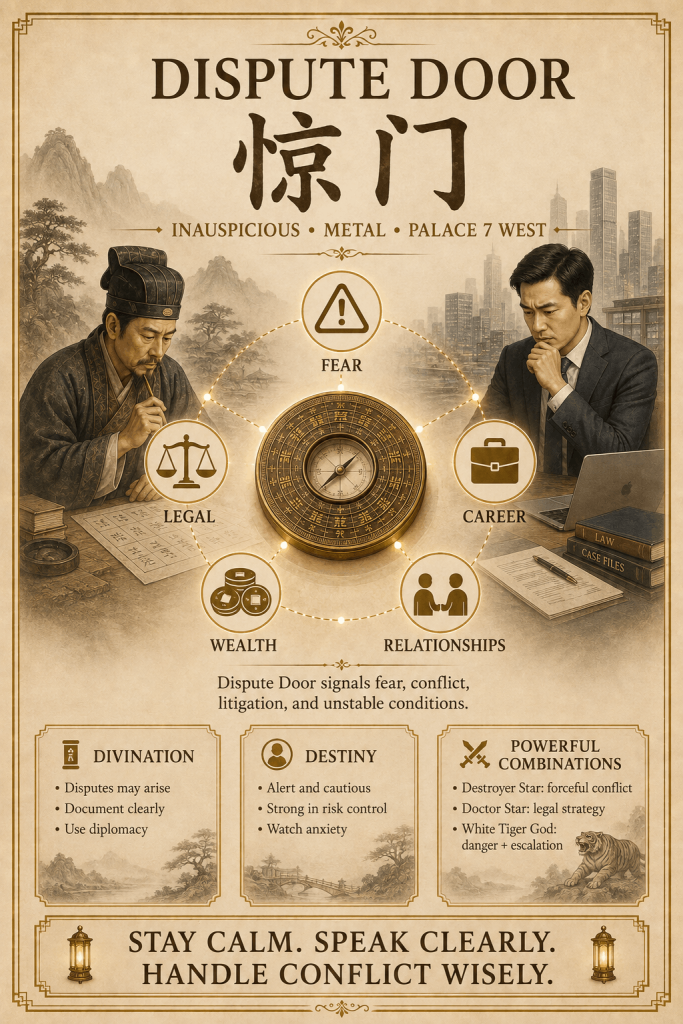 Qi Men Dun Jia the Doors (Eight Doors) Explained - illustration
