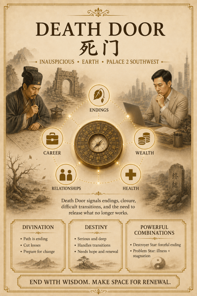 Qi Men Dun Jia the Doors (Eight Doors) Explained - illustration