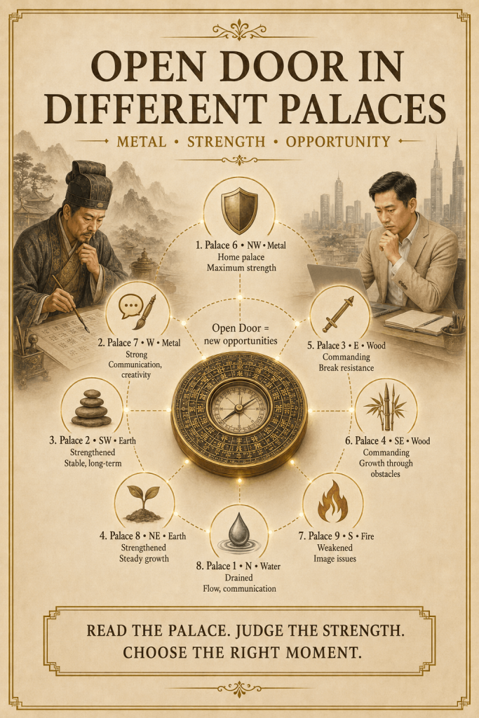 Qi Men Dun Jia the Doors (Eight Doors) Explained - illustration