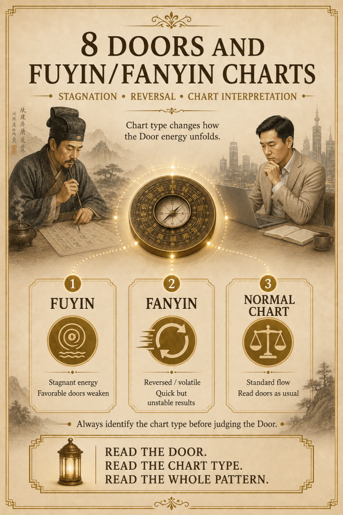 Qi Men Dun Jia the Doors (Eight Doors) Explained - illustration