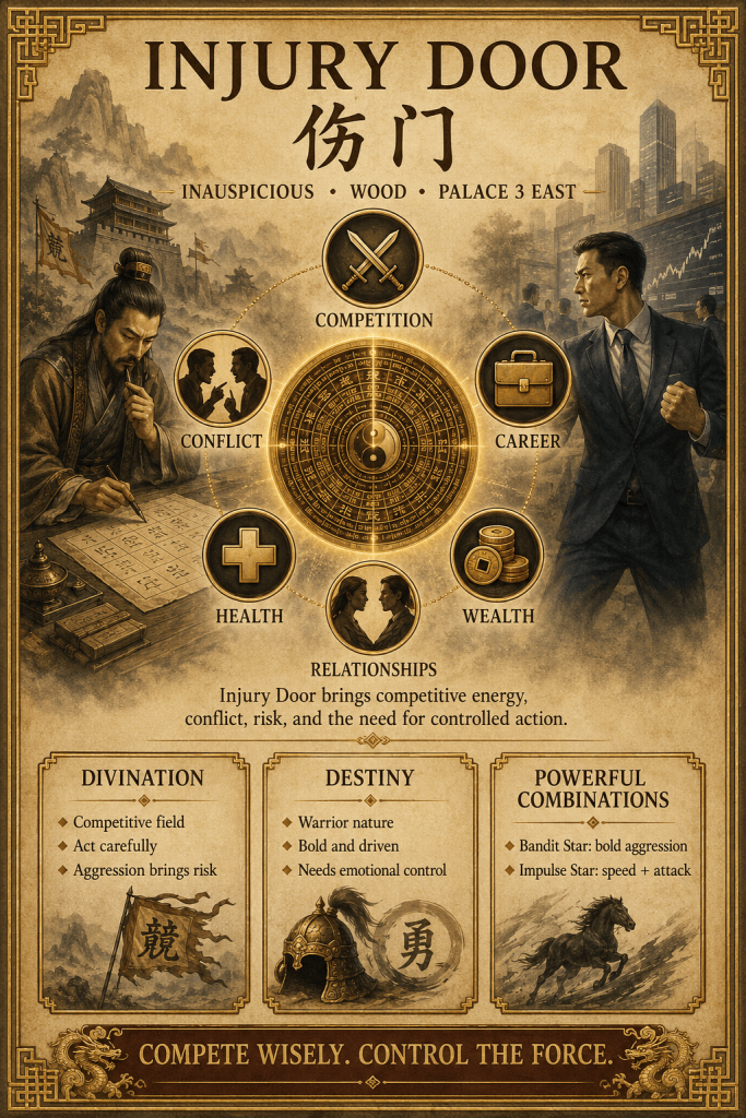 Qi Men Dun Jia the Doors (Eight Doors) Explained - illustration