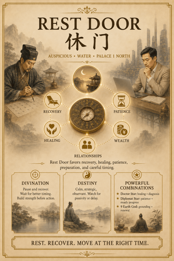 Qi Men Dun Jia the Doors (Eight Doors) Explained - illustration
