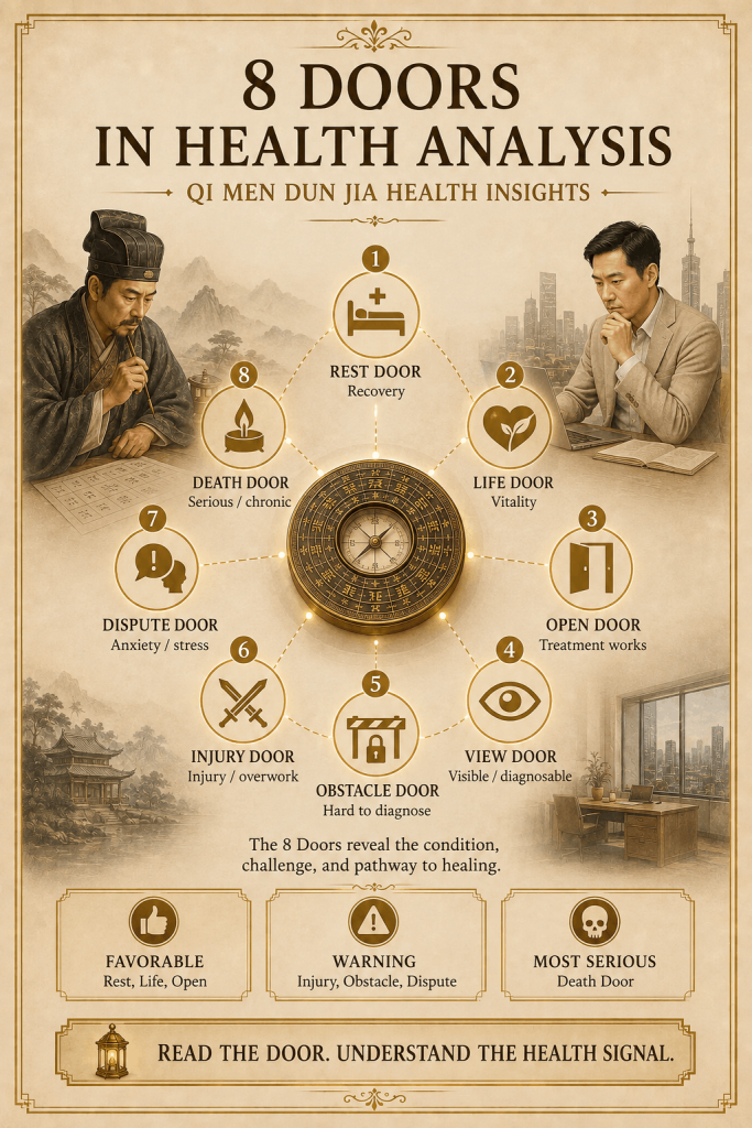 Qi Men Dun Jia the Doors (Eight Doors) Explained - illustration