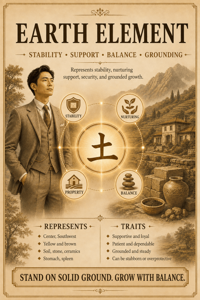 Earth Element meaning and definition in Five Elements theory