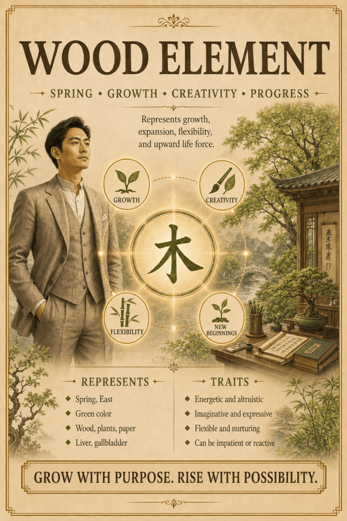 Wood Element meaning and definition in Five Elements theory