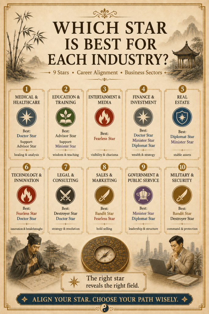 Qi Men Dun Jia - 9 Stars 奇门遁甲 Explained In Details - illustration