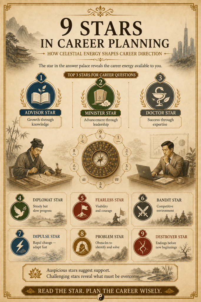 Qi Men Dun Jia - 9 Stars 奇门遁甲 Explained In Details - illustration