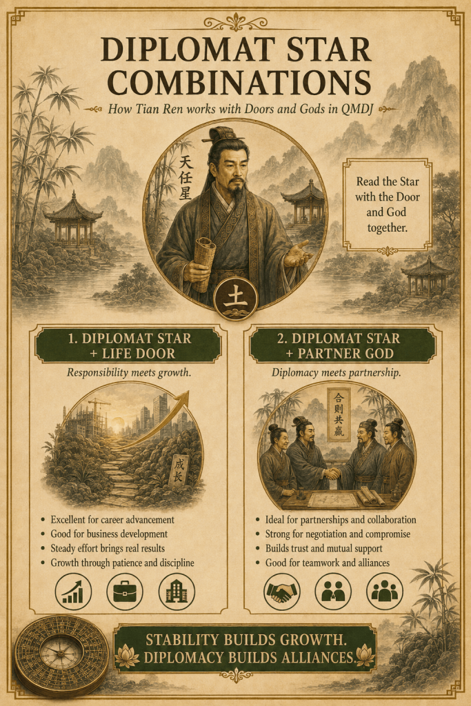 Qi Men Dun Jia - 9 Stars 奇门遁甲 Explained In Details - illustration