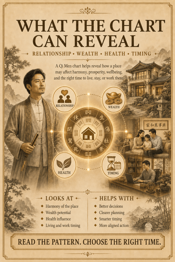 Qi Men Dun Jia Feng Shui chart analysis