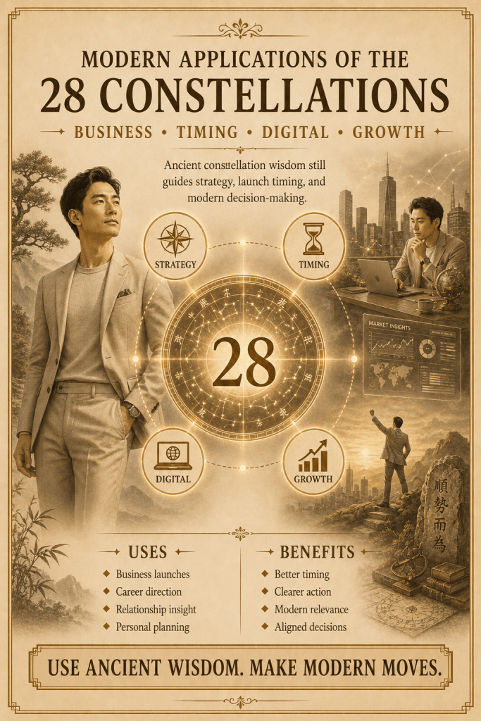 Modern applications of the 28 Constellations in daily life