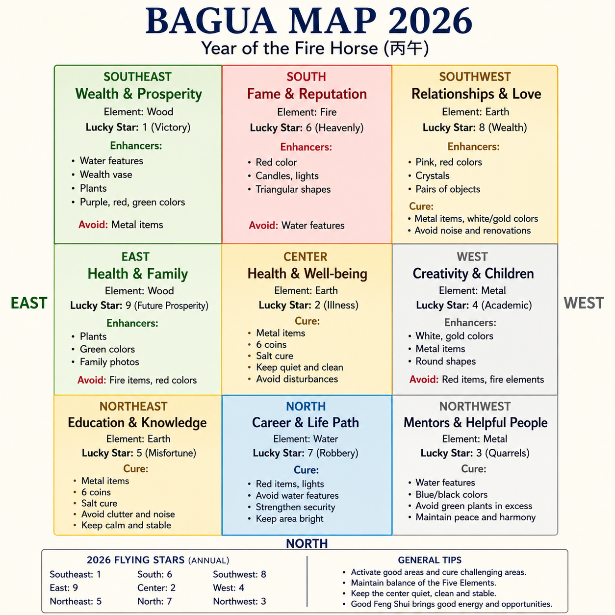 Bagua Map Feng Shui