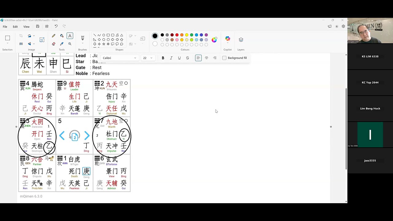 Fanyin Destiny Chart – QI Men Dun Jia Case Study