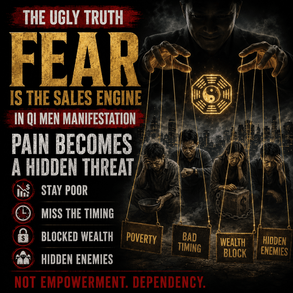 How Qi Men Manifestation exploits vulnerable people step 3