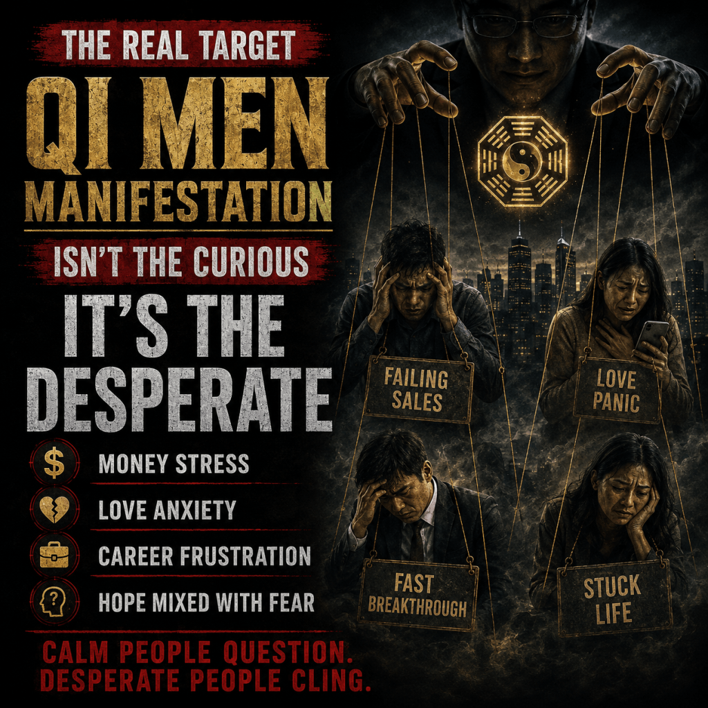 How Qi Men Manifestation exploits vulnerable people step 2