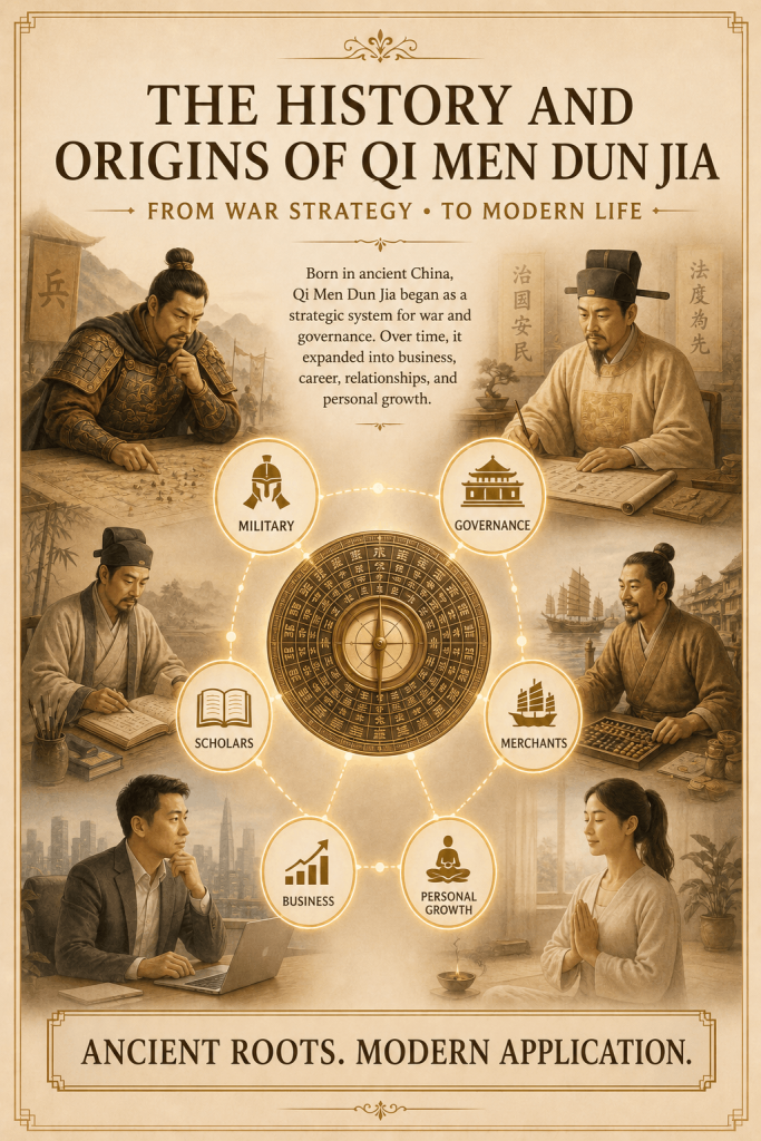 History and origins of Qi Men Dun Jia in ancient China