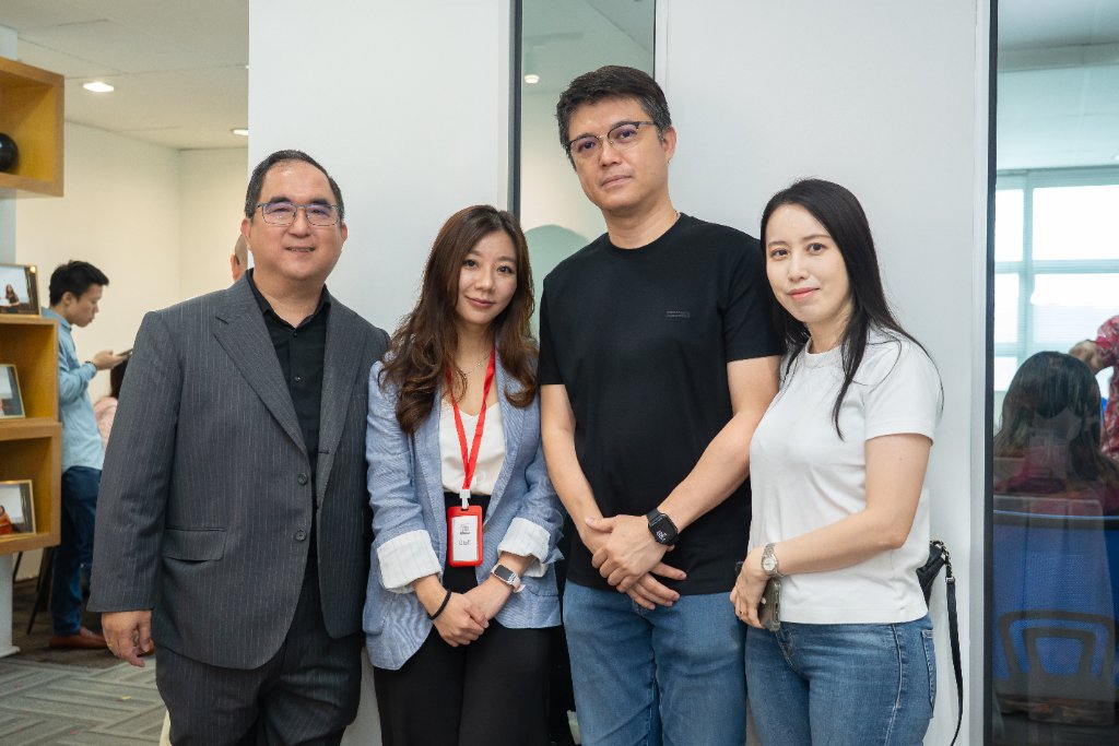 Dougles Chan with partners at the Kuala Lumpur office opening