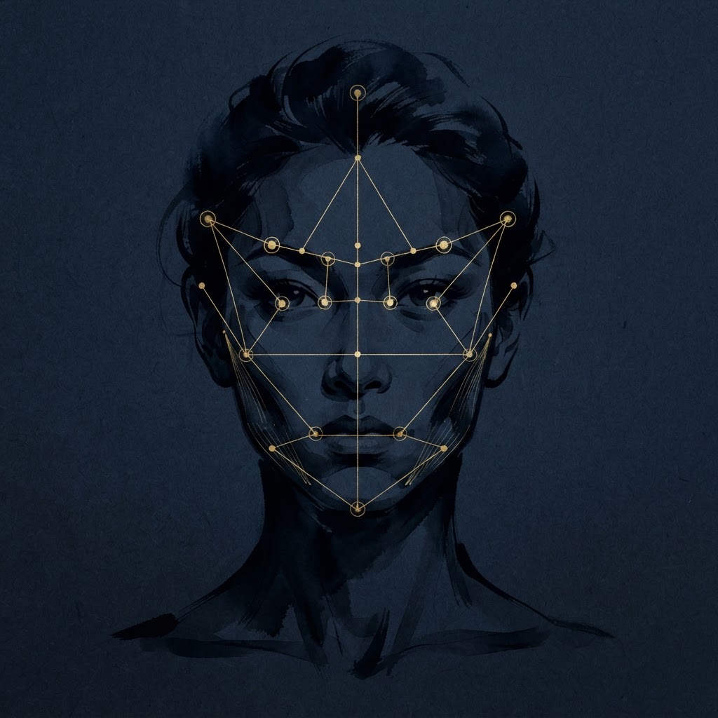 Facial tension points in micro-expression reading