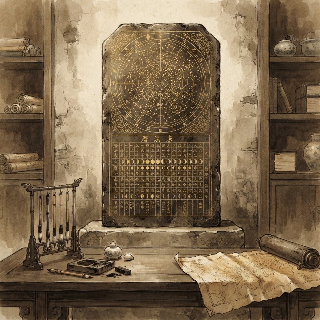 Ancient Chinese astronomical charts