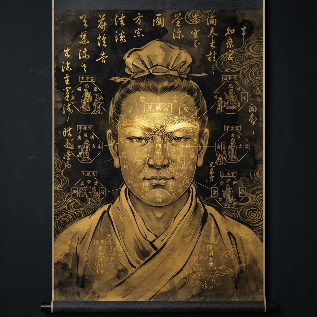 The Brothers Palace in Chinese face reading chart
