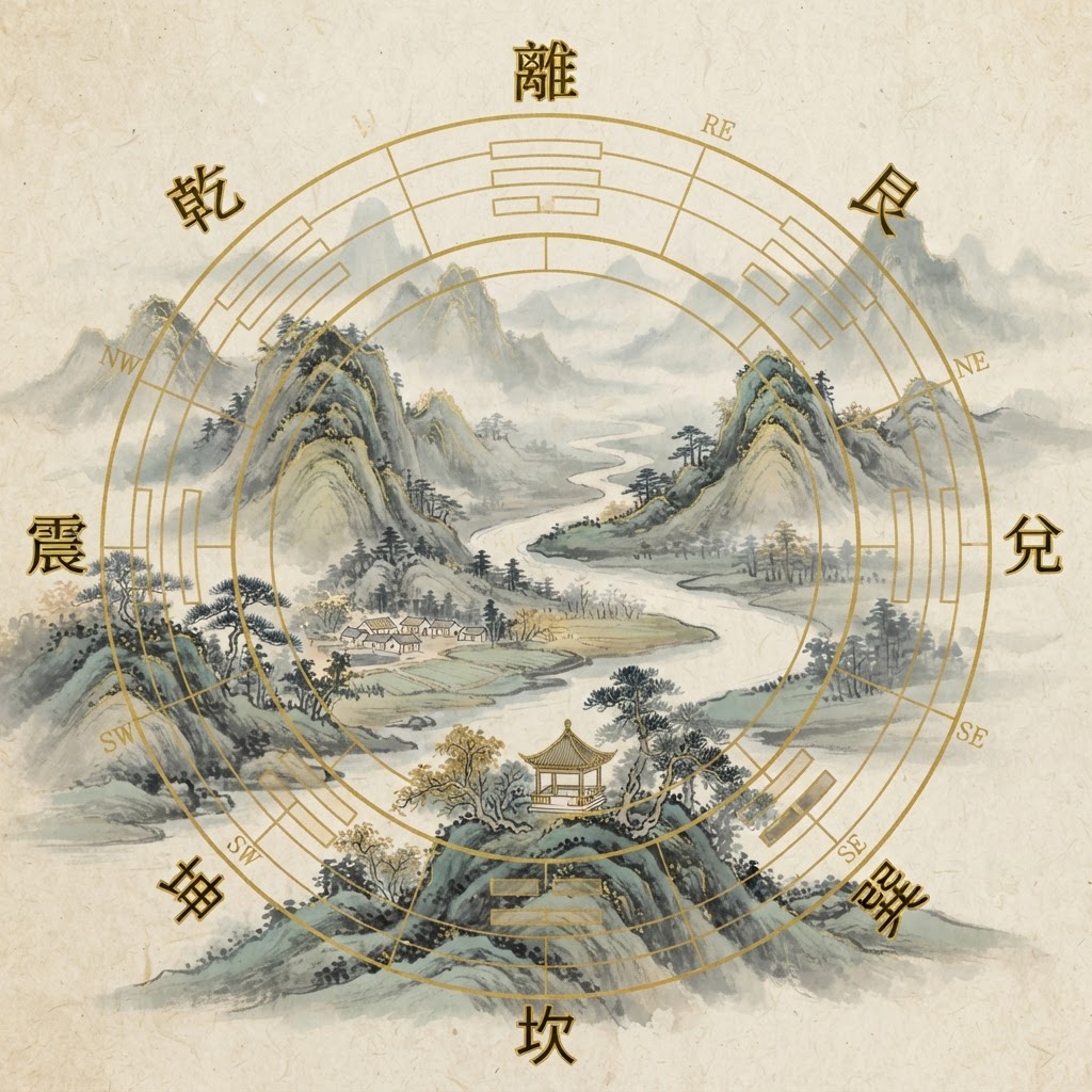 Feng shui as the Xiang of place: reading land and buildings